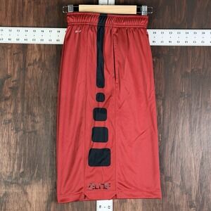 Nike Elite Red Black Boy's XL Basketball Shorts 546649 673 Vintage 2013 Bred
